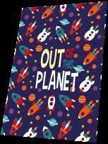 Opakowanie Koc polarowy Out of Planet 150x100 cm KL10319