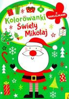 Okładka książki Kolorowanka z wykrojnikiem. Mikołaj