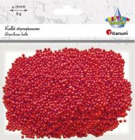 Opakowanie Kulki styropianowe 8g czerwone
