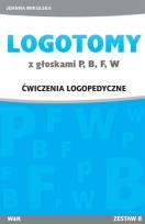Okładka książki Logotomy z głoskami P,B,F,W