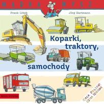 Okładka książki Mądra Mysz. Koparki, traktory, samochody