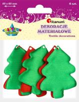 Opakowanie Materiałowe choinki 6szt