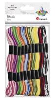 Opakowanie Mulina 8mm dwukolorowa 10 kolorów