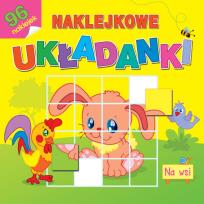 Okładka książki Naklejkowe układanki. Na wsi