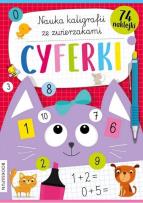 Okładka książki Nauka kaligrafii ze zwierzakami. Cyferki