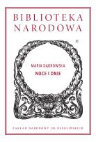 Okładka książki Noce i dnie Biblioteka Narodowa