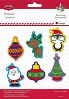 Opakowanie Ozdoby termokurczliwe Boże Narodzenie mix 6szt.