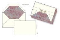 Opakowanie Papeteria Box BSC 429 Śliwkowy paw ROSSI