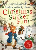 Okładka książki Peter Rabbit Christmas Fun Sticker Activity Book
