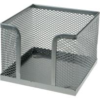 Opakowanie Pojemnik na kartki siatka srebrny