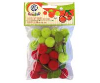 Opakowanie Pompony dekoracyjne 20mm - Słodkie wisienki ASTRA