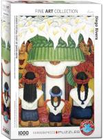 Opakowanie Puzzle 1000 Święto kwiatów, Diego Riviera