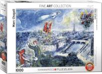 Opakowanie Puzzle 1000 Widok na Paryż, Marc Chagall