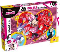 Opakowanie Puzzle dwustronne Minnie 24