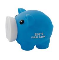 Opakowanie Skarbonka Świnka Boy's First Bank niebieska MAPED