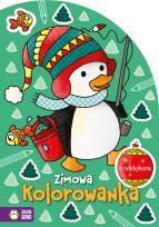 Okładka książki Świąteczne kolorowanki. Zimowa kolorowanka.