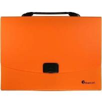 Opakowanie Teczka A4 z rączką 12 przegródek fluo pomarańczowa