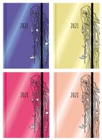 Okładka książki Terminarz wyjątkowej dziewczyny 2021 mix kolorów