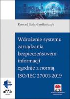 Okładka książki Wdrożenie systemu zarządzania bezpieczeństwem informacji zgodnie z normą ISO/IEC 27001:2019