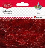 Opakowanie Włos anielski 20g czerwony metaliczny