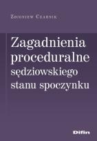 Okładka książki Zagadnienia proceduralne sędziowskiego stanu..