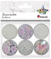 Opakowanie Zestaw dekoracyjny biały 6 wzorów PJ490