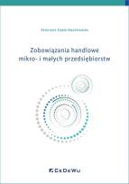 Okładka książki Zobowiązania handlowe mikro- i małych przedsiębiorstw
