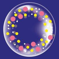 Opakowanie Balon 45cm Kropki 3 TUBAN