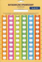 Okładka książki Błyskawiczne sprawdziany h-ch 3