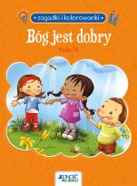 Okładka książki Bóg jest dobry. Psalm 34. Zagadki i kolorowanki
