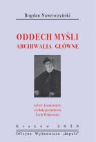 Okładka książki Bogdan Nawroczyński Oddech myśli Archiwalia główne