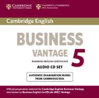 Opakowanie Cambridge English Business 5 Vantage Audio CDs