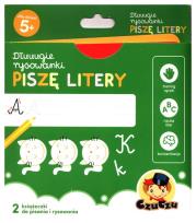 Okładka książki Dłuuugie rysowanki Piszę litery