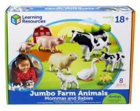 Opakowanie Duże Figurki. Zwierzęta na farmie. Zestaw 7 szt.