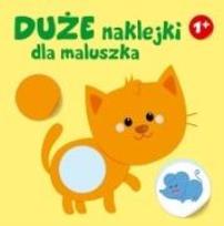 Okładka książki Duże naklejki dla maluszka - kotek 1+