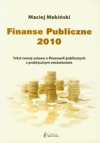Okładka książki Finanse Publiczne 2010