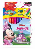 Opakowanie Flamastry dwustronne Colorino Kids 10 kolorów Minnie