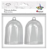 Opakowanie Formy plastikowe zakręcane klosze 2szt