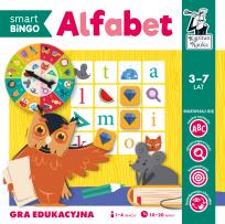 Okładka książki Gra edukacyjna Alfabet Smart Bingo Kapitan Nauka