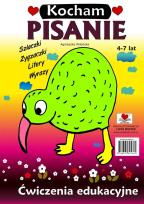 Okładka książki Kocham pisanie. Ćwiczenia edukacyjne 4-7 lat