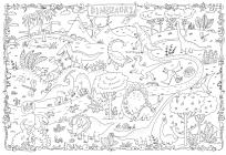 Opakowanie Kolorowanka podłogowa XXL Dinozaury wyd.2021