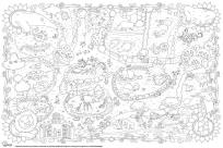 Opakowanie Kolorowanka podłogowa XXL Zoo wyd.2021