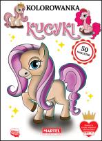 Okładka książki Kolorowanka z naklejkami. Kucyki