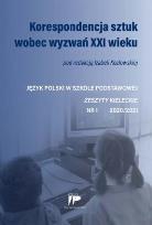 Okładka książki Korespondencja sztuk wobec.. 1 2020/2021