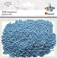 Opakowanie Kulki styropianowe 8g jasnoniebieskie mix 4-6mm