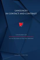 Okładka książki Languages in contact and contrast. A Festschrift for Professor Elżbieta Mańczak-Wohlfeld on the Occasion of Her 70th Birthday