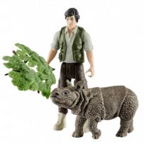 Opakowanie leśniczy i indyjski nosorożec