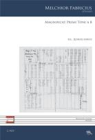 Okładka książki Magnificat primi toni a 8. Fabricius