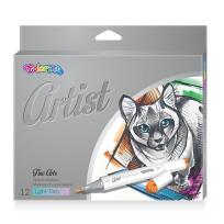 Opakowanie Markery do szkicowania Colorino Kids artist pastel 12 kolorów