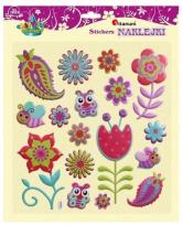 Opakowanie Naklejki dekoracyjne motyle, kwiaty,pszczółki mix